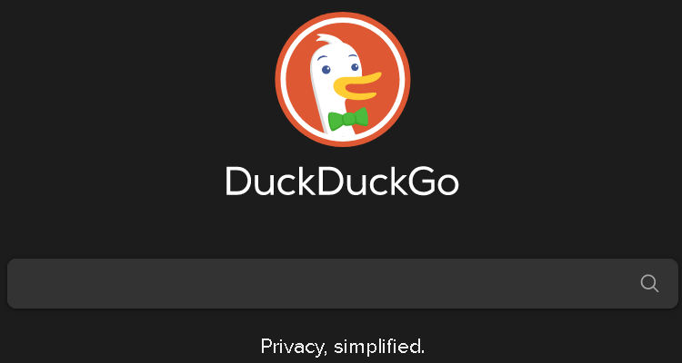 DuckDuckGo Search Bar