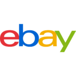 Ebay logo icon shopping platform vector image