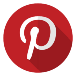 Pinterest icon logo vector image