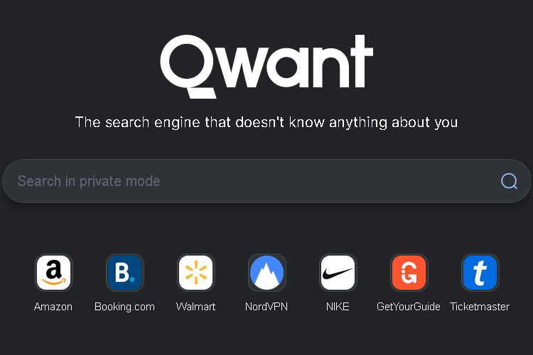 Qwant Search Bar