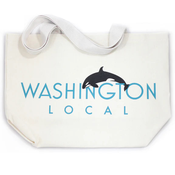 Washington Local Market Tote Bag